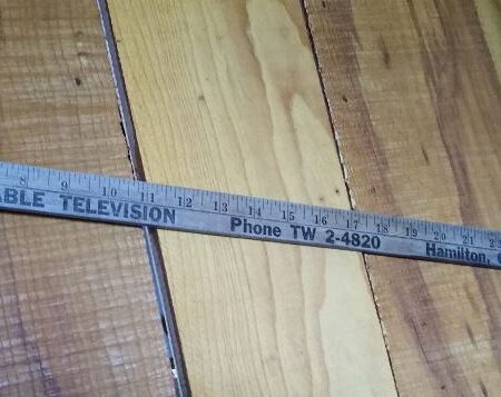 Vintage Yard Stick Hamilton Ohio Business Grable Television Repair